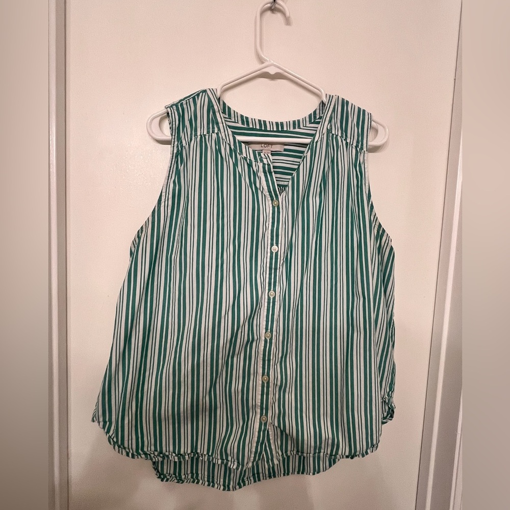 Loft Stripe Button Up